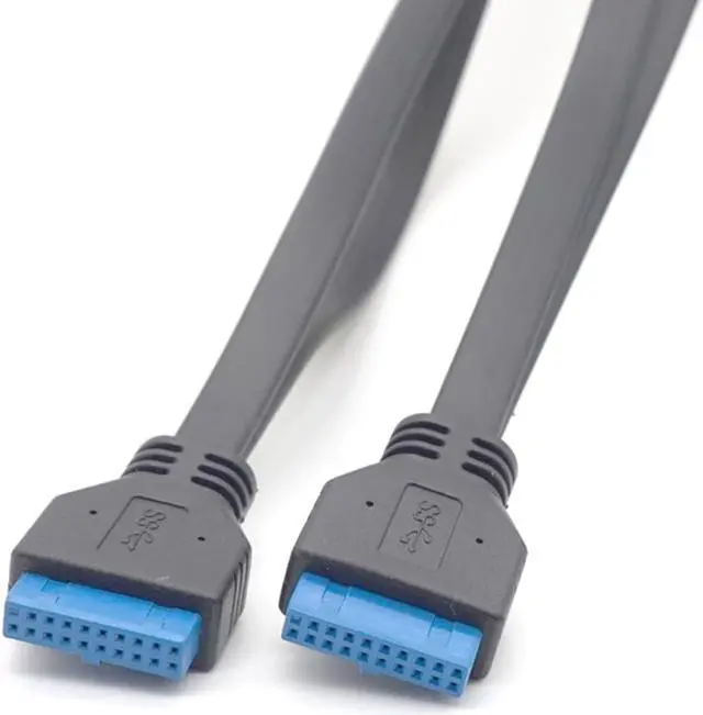 Alt view image 2 of 6 - Weastlinks USB Extension Cable USB3.0 20Pin Female to USB 3.0 20 Pin Female Extension Cable Motherboard Mainboard Cable Extender