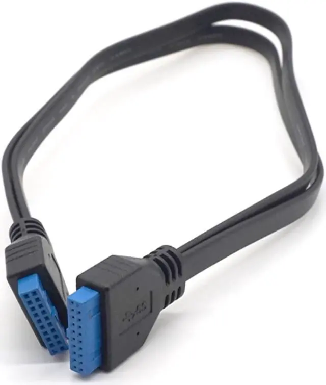 Alt view image 5 of 6 - Weastlinks USB Extension Cable USB3.0 20Pin Female to USB 3.0 20 Pin Female Extension Cable Motherboard Mainboard Cable Extender