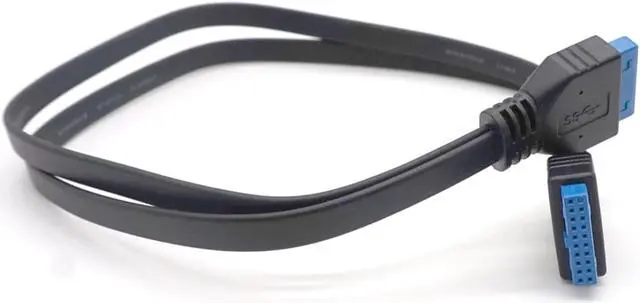 Alt view image 4 of 6 - Weastlinks USB Extension Cable USB3.0 20Pin Female to USB 3.0 20 Pin Female Extension Cable Motherboard Mainboard Cable Extender