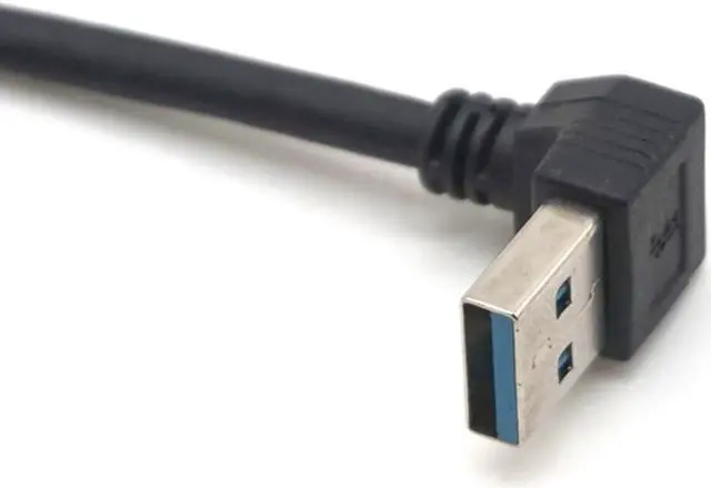 Alt view image 3 of 7 - Weastlinks UP Angled 90 Degree USB 3.0 to Micro 10Pin Right Angled Cable 20cm for Cell phone & Hard Disk SSD