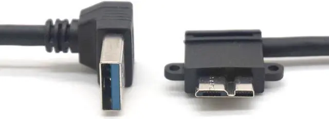 Main image of Weastlinks UP Angled 90 Degree USB 3.0 to Micro 10Pin Right Angled Cable 20cm for Cell phone & Hard Disk SSD