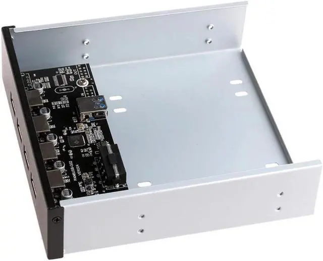 Alt view image 5 of 7 - Weastlinks 5.25 Inch USB 3.0 Front Panel 4 Port Motherboard 19 Pin to USB 3.0