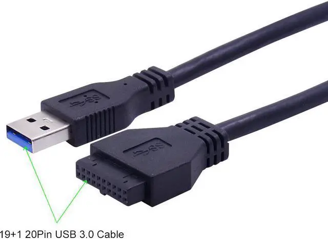 Alt view image 3 of 7 - Weastlinks 19Pin 4 Port USB 3.0 Front Panel Combo Bracket USB3.0 Hub Adapter for PC Desktop 3.5" FDD Floppy Disk Drive Bay