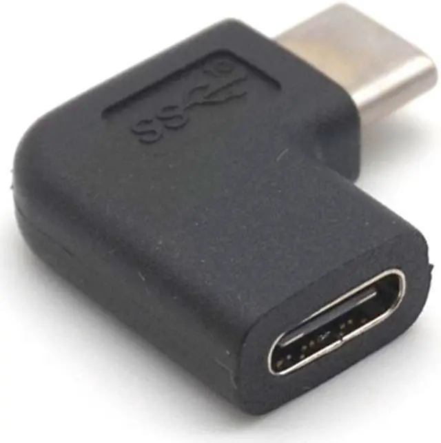 Alt view image 7 of 7 - Weastlinks 2pcs 90 Degree Right Angle USB 3.1 Type C Male To Female USB C Converter Adapter
