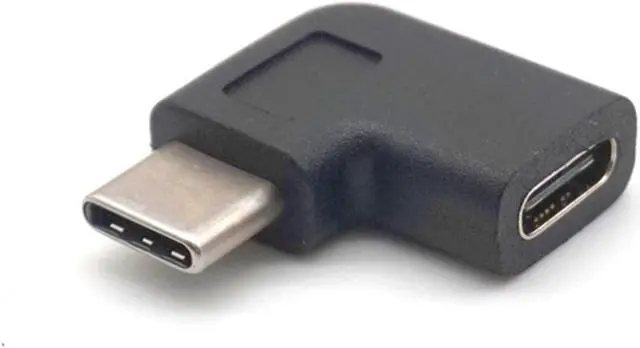Alt view image 5 of 7 - Weastlinks 2pcs 90 Degree Right Angle USB 3.1 Type C Male To Female USB C Converter Adapter