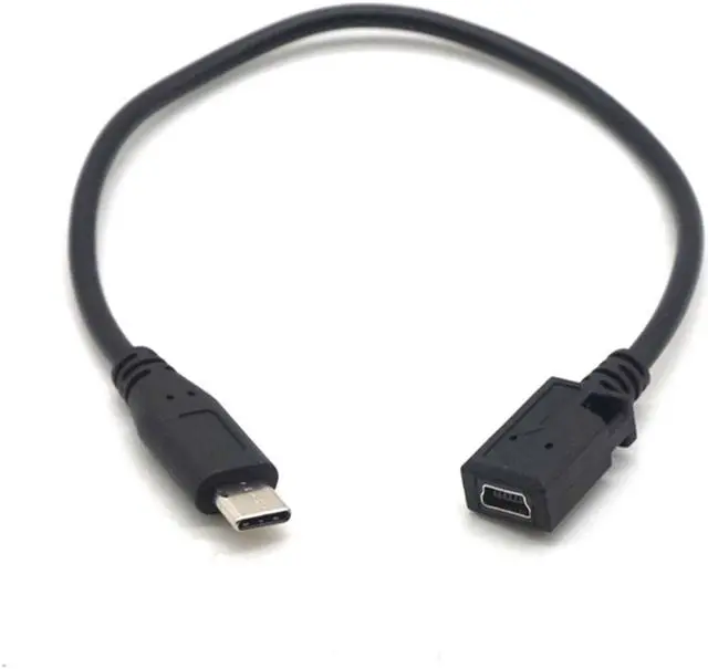 Main image of Weastlinks 2PCS Type C USB 3.1 Male to Mini USB Female Charging Data Cable Cord Adapter