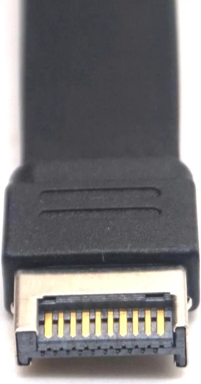 Alt view image 4 of 7 - Weastlinks USB 3.1 Front Panel Header Type-E M to Type-C F Motherboard Expansion Cable Computer Connection and Connector