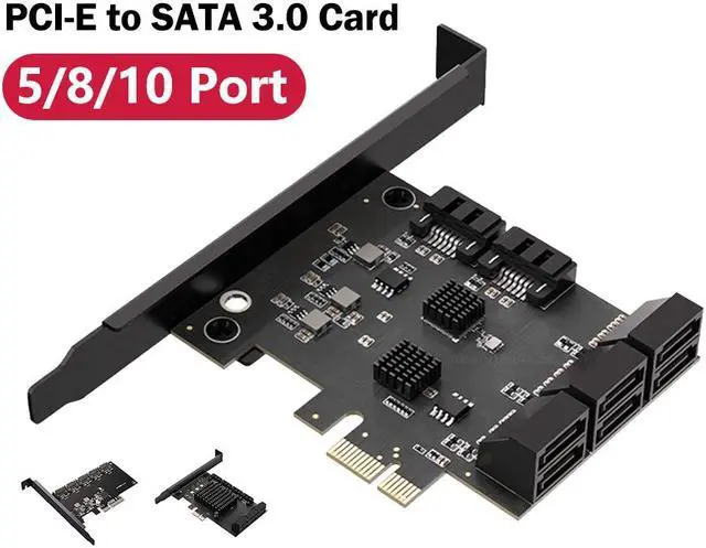 Main image of Weastlinks 6Gbps SATA 3.0 to PCI-E Controller Card 5Ports 8ports 10ports SATAIII PCIe Expansion Card PCI Express Adapter Supports RAID
