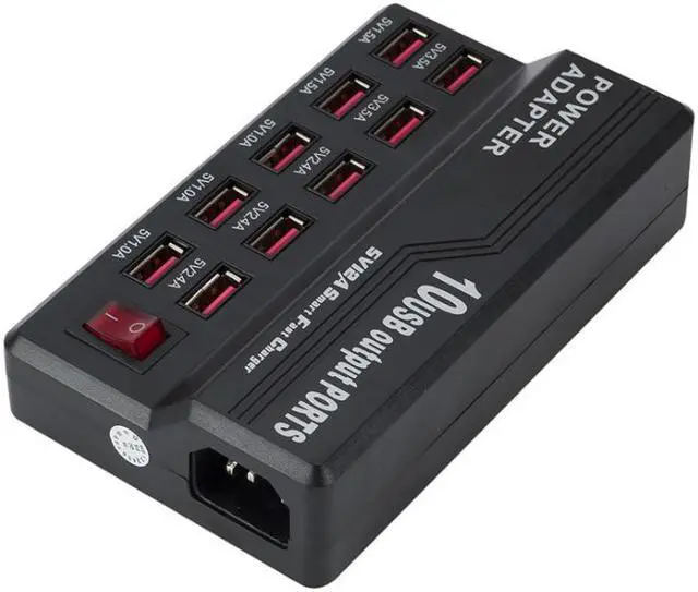 Alt view image 3 of 5 - Weastlinks Smart 10 Ports 12 Ports USB Fast Charger Universal Power Adapter USB Charger Adapter