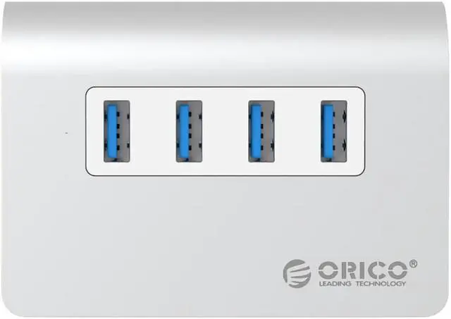 Alt view image 6 of 7 - Weastlinks Aluminum USB HUB 4 Ports USB 3.0 HUB High Speed Mini Splitter Portable Hub for Laptop PC Computer With 1M Data Cable