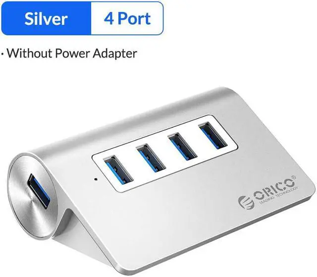 Main image of Weastlinks Aluminum USB HUB 4 Ports USB 3.0 HUB High Speed Mini Splitter Portable Hub for Laptop PC Computer With 1M Data Cable