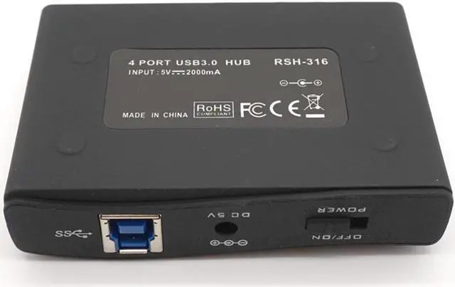 Alt view image 4 of 7 - Weastlinks USB 3.0 4 Port Hub Power Charging Adapter Cable For Smartphone Tablet High Speed Expansion Desktop PC Laptop Adapter