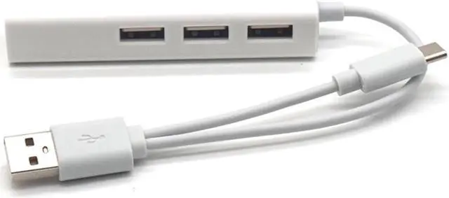 Alt view image 3 of 7 - Weastlinks USB 3.1 Type-C to Gigabit Ethernet Network With USB2.0 Hub 3-port Cable LAN RJ45 Adapter Combo for New Macbook