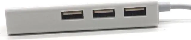 Alt view image 4 of 7 - Weastlinks USB 3.1 Type-C to Gigabit Ethernet Network With USB2.0 Hub 3-port Cable LAN RJ45 Adapter Combo for New Macbook