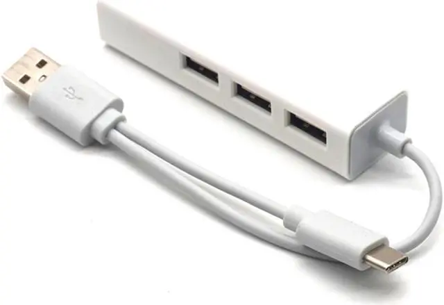 Alt view image 7 of 7 - Weastlinks USB 3.1 Type-C to Gigabit Ethernet Network With USB2.0 Hub 3-port Cable LAN RJ45 Adapter Combo for New Macbook