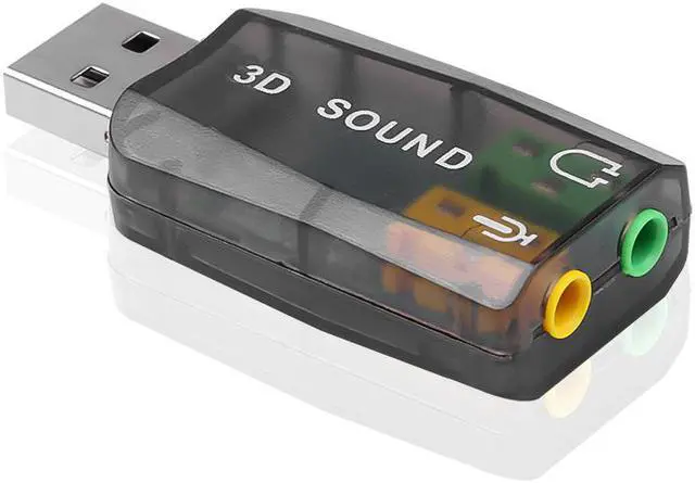 Main image of Weastlinks Portable External Usb To 3.5mm Mic Headphone Jack Stereo Headset 3d Sound Card Audio Adapter New Speaker Interface For Laptop