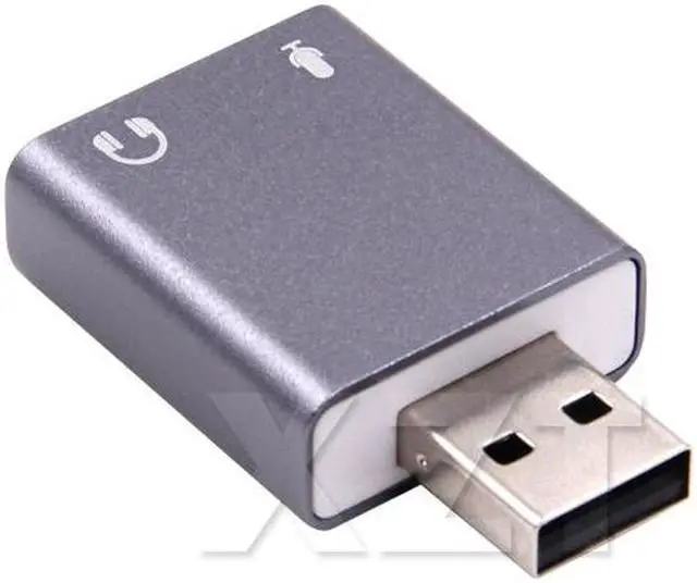 Alt view image 7 of 7 - Weastlinks External USB Sound Card Ultra-portable HIFI Magic Voice 7.1CH Microphone-in Audio-out port Free Drive Plug Sound Card