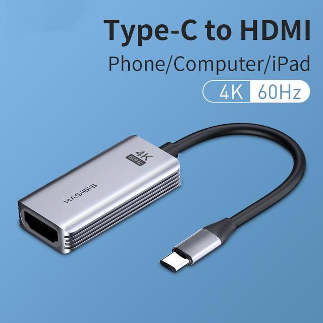 ADAPTATEUR USB C pour MacBook Pro/Air, HDMI 4K@30Hz, Thunderbolt3