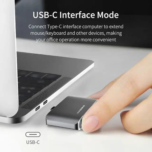 Alt view image 2 of 7 - Weastlinks Type-C Card Reader USB-C To USB 3.0 SD/Micro SD/TF OTG Card Adapter For Laptop/USB-C Phone Type-C Multifunctional Converter