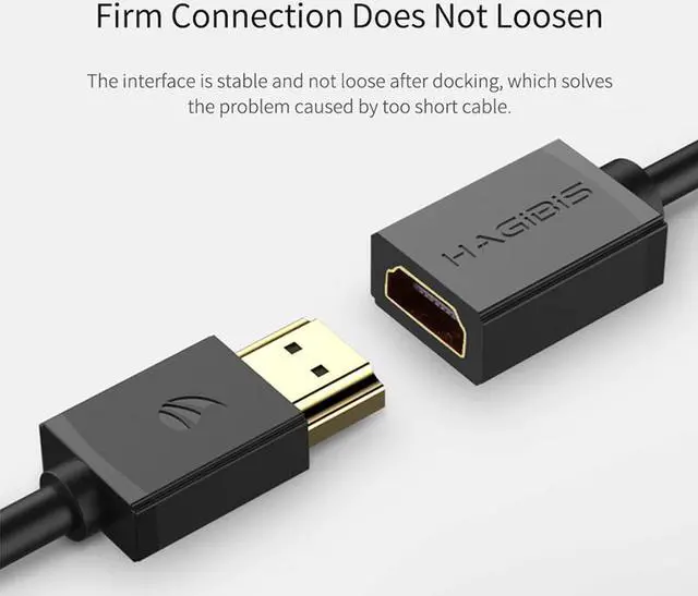 Alt view image 5 of 7 - Weastlinks HDMI-compatible Extension Cable 4K HDMI-compatible 2.0 male to female extender for Computer/HDTV/Laptop/Projector/PS3/4