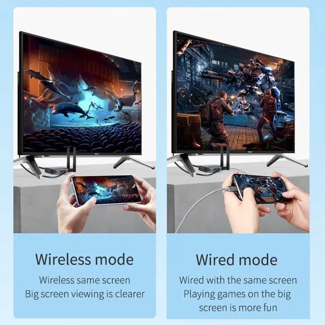 Alt view image 3 of 7 - Weastlinks 4K HD VGA HDMI-compatible Adapter TV Stick Wireless WiFi Display Dongle Screen Mirroring Video Audio Converter giyqxHw