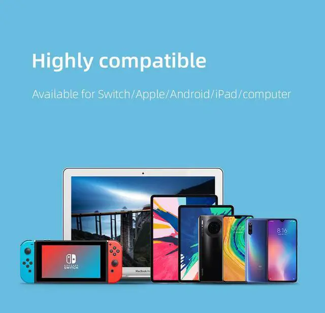 Alt view image 6 of 7 - Weastlinks Switch Dock TV Dock for Nintendo Switch Portable Docking Station USB C to 4K HDMI-compatible USB 3.0 PD for Macbook Pro