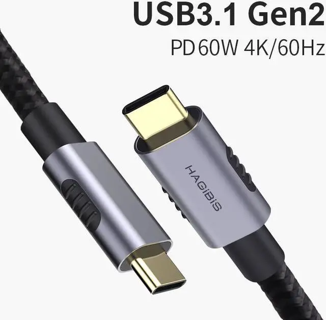 Main image of Weastlinks USB 3.1 Type C to USB C Cable 60W 3A GEN2 Male to Male PD Fast charging Data Cable 4K