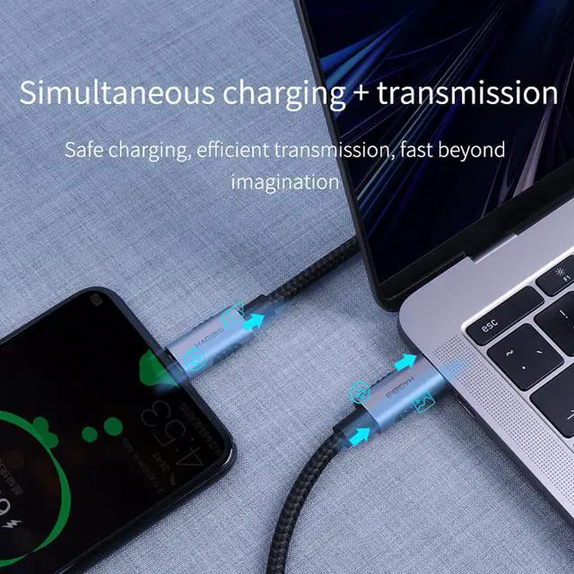 Alt view image 4 of 8 - Weastlinks USB 3.1 Type C to USB C Cable 60W 3A GEN2 Male to Male PD Fast charging Data Cable 4K