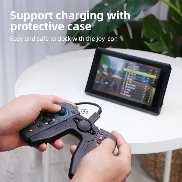Alt view image 3 of 7 - Weastlinks Joy-Con Charging Grip for Nintendo Switch/Lite Controllers Comfort Charger Dock NS Handle Portable Rechargeable Stand