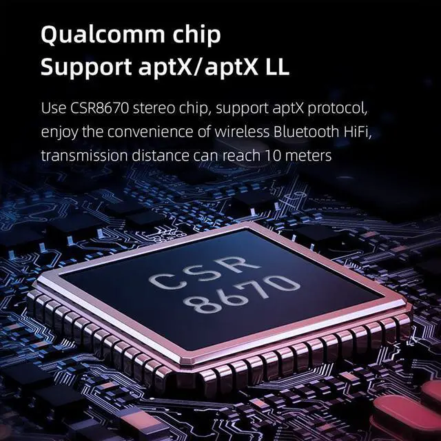 Alt view image 3 of 7 - Weastlinks Bluetooth Transmitter for Nintendo Switch Bluetooth 5.0 Wireless Audio Adapter APTX LL accessories for Switch Lite PS5