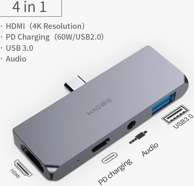 Main image of Weastlinks USB C HUB TYPE-C to HDMI-compatible Adapter 3.5mm Audio PD Charging USB 3.0 Port Converter for iPad Pro Macbook Laptop