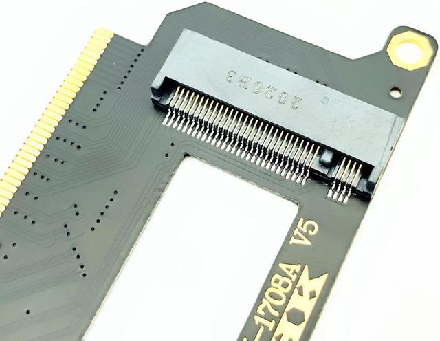 Alt view image 4 of 7 - Weastlinks A1708 NVME Adapter for Macbook NVMe PCI Express PCIE to M.2 SSD Adapter Card N-1708A for Macbook Pro Retina 13" A1708 2016 2017