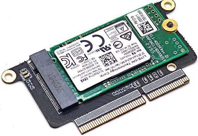 Alt view image 4 of 7 - Weastlinks A1708 SSD Adapter NVMe PCI Express PCIE to NGFF M2 SSD Adapter Card M.2 SSD for Apple Macbook Pro Retina 13" A1708 2016 2017