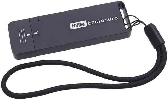 Alt view image 6 of 7 - Weastlinks NVME Case Enclosure SSD NVME to USB Adapter M.2 NVMe Box 10Gbps USB3.1 Type-A PCIe M2 SSD Case Enclosure For 2230 2242 SSD Drive