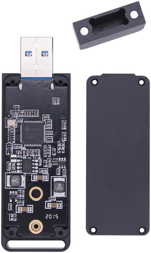 Alt view image 3 of 7 - Weastlinks NVME Case Enclosure SSD NVME to USB Adapter M.2 NVMe Box 10Gbps USB3.1 Type-A PCIe M2 SSD Case Enclosure For 2230 2242 SSD Drive