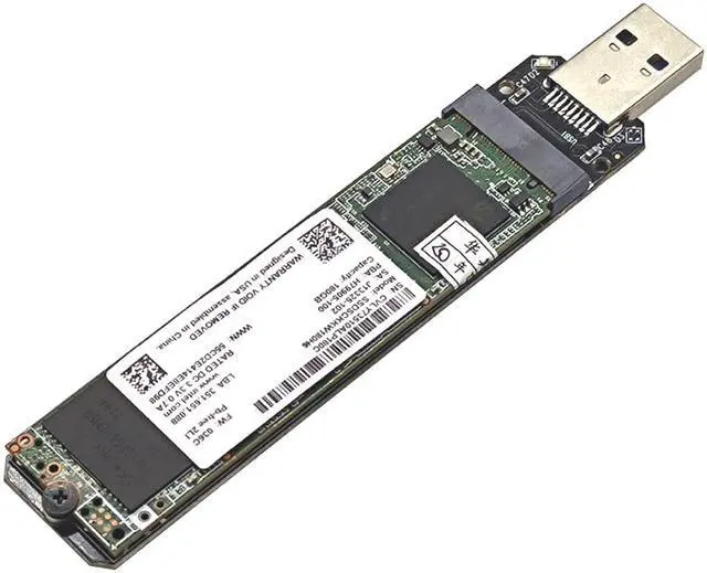 Alt view image 4 of 7 - Weastlinks M.2 to USB 3.0 Dual Protocol SSD Board M.2 NVME PCIe NGFF SATA M2 SSD Adapter for 2230 2242 2260 2280 NVME/SATA M.2 SSD RTL9210B