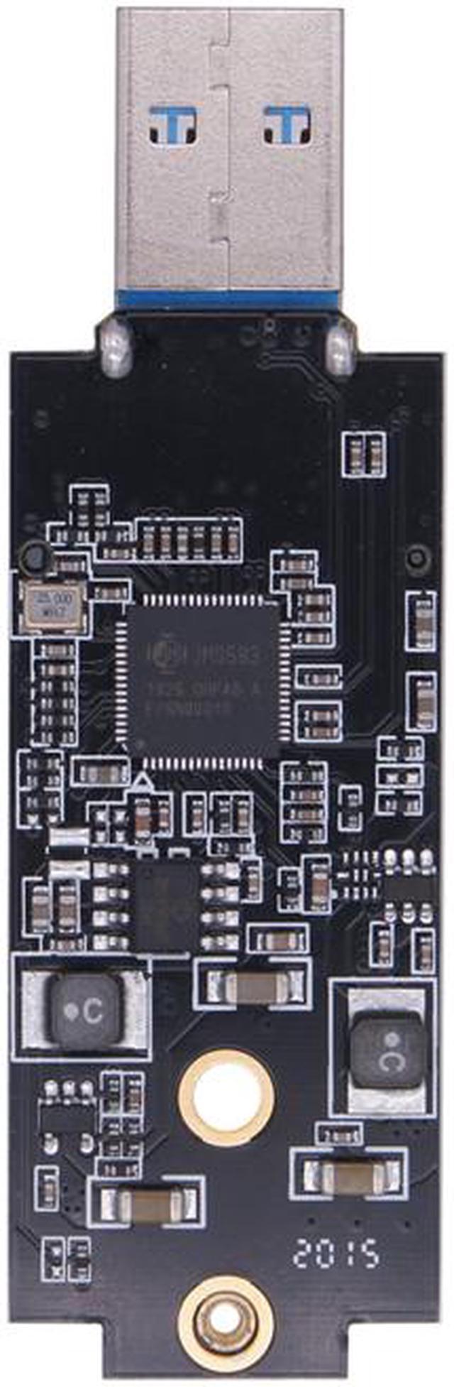 Alt view image 5 of 7 - Weastlinks NVME Case Enclosure SSD NVME to USB Adapter M.2 NVMe Box 10Gbps USB3.1 Type-A PCIe M2 SSD Case Enclosure For 2230 2242 SSD Drive