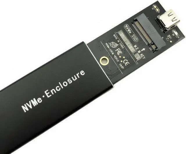 Alt view image 2 of 7 - Weastlinks SSD Case 10Gbps NVMe NGFF M2 SSD Case For PCI-E SATA To USB SSD Case for External Hard Drive M-Key & B-Key M.2 SSD Case RTL9210B