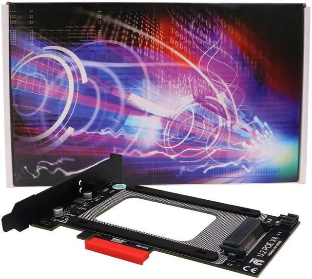 Alt view image 7 of 7 - Weastlinks U2 to PCI E Adapter Card Riser PCI Express 3.0 4X U.2 SFF-8639 Adapter PCIe U.2 SSD to PCI-E Card Support Intel 2.5" NVME U2 SSD