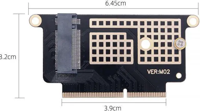 Alt view image 6 of 6 - Weastlinks 1708 A1708 SSD Adapter NVMe M.2 NGFF SSD Adapter for 2016 2017 13" MacBook Pro A1708 Adapter Card for Apple Macbook A1708 Laptop