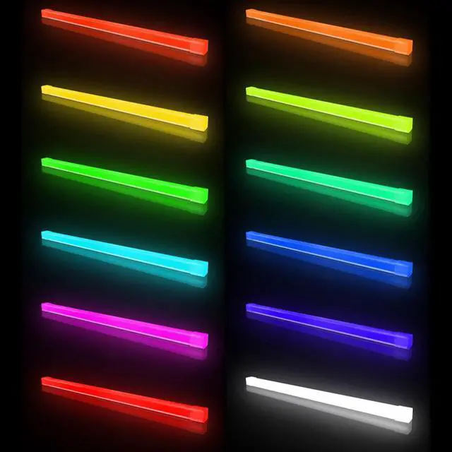 Alt view image 7 of 7 - Weastlinks 26 Beads LED Strip Computer Chassis Silicone Light Bar 5V 3PIN ARGB Aura SYNC Light Strip PC Case DIY Decoration