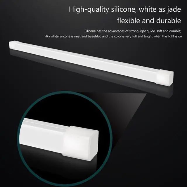 Alt view image 3 of 7 - Weastlinks 26 Beads LED Strip Computer Chassis Silicone Light Bar 5V 3PIN ARGB Aura SYNC Light Strip PC Case DIY Decoration