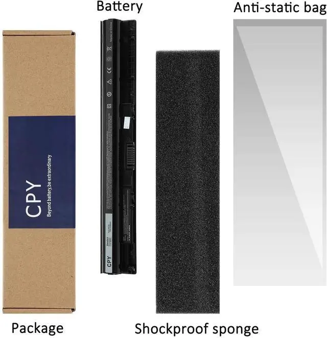 Alt view image 5 of 12 - M5Y1K Laptop Battery for Dell Inspiron 3451 3551 3567 5551 5555 5558 5559 5758 5759 Vostro 3458 3459 3468 3558 Inspiron 14 15 3000 Series 14.8V 40wh 2600mAh