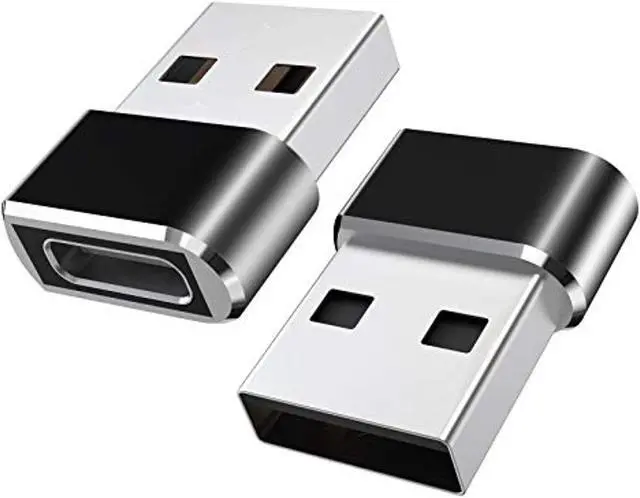 Main image of Usb C Female To Usb Male Adapter, 2 Pack Usb Type C To Usb Adapter, Thunderbolt 3 To Usb 3.0 Adapter Compatible With Iphone 12 Pro Max, Macbook Pro 2019/2018, Macbook Air 2020, Airpods, Ipad