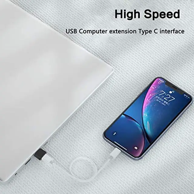 Alt view image 4 of 6 - Usb C Female To Usb Male Adapter, 2 Pack Usb Type C To Usb Adapter, Thunderbolt 3 To Usb 3.0 Adapter Compatible With Iphone 12 Pro Max, Macbook Pro 2019/2018, Macbook Air 2020, Airpods, Ipad