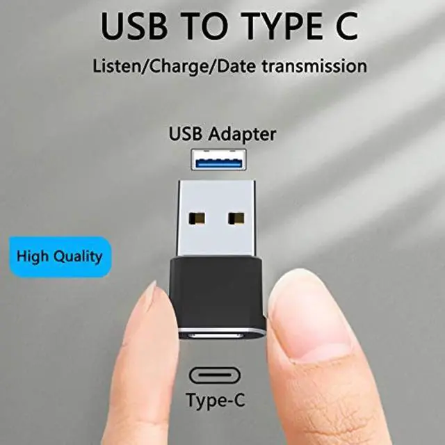 Alt view image 3 of 6 - Usb C Female To Usb Male Adapter, 2 Pack Usb Type C To Usb Adapter, Thunderbolt 3 To Usb 3.0 Adapter Compatible With Iphone 12 Pro Max, Macbook Pro 2019/2018, Macbook Air 2020, Airpods, Ipad