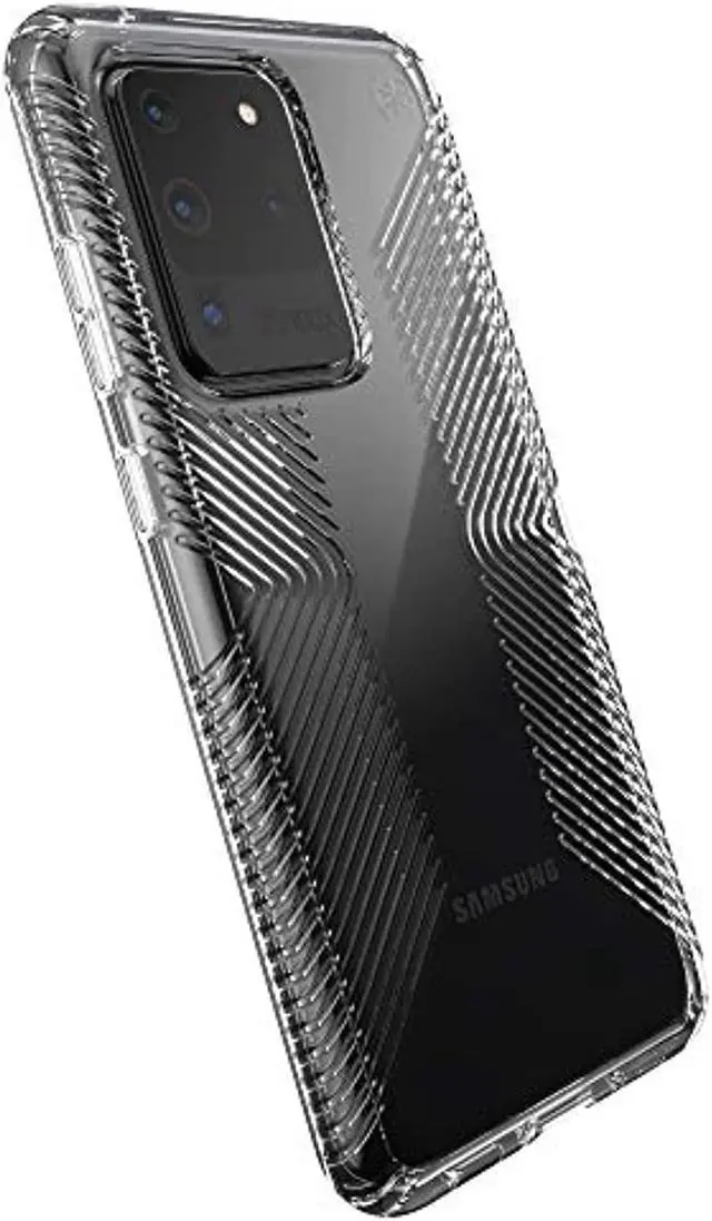 Main image of Presidio Perfect Clear With Grip Samsung Galaxy S20 Ultra Case, Clear (136388-5085)