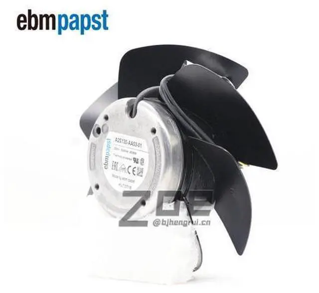 Alt view image 3 of 7 - Ebmpapst A2S130-AA03-01 AC Fan Ball Bearing 230V 0.31A/0.25A 45W/39W 2800RPM/3250RPM Flange Mount Industrial Cooling Fans and Supplies