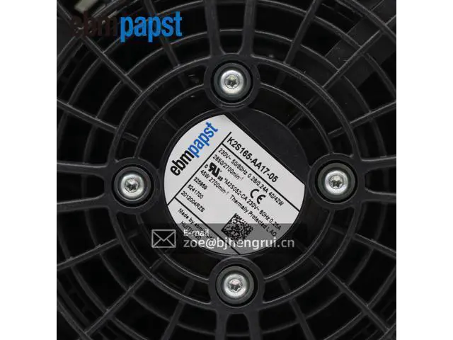 Alt view image 7 of 7 - Ebmpapst K2S165-AA17-05 230V AC 42W 165mm 2650RPM 40W Rittal Cabinet Axial Cooling Fan