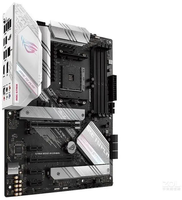 Alt view image 3 of 7 - ASUS ROG STRIX B550-A GAMING AM4 AMD B550 SATA 6Gb/s ATX AMD Motherboard